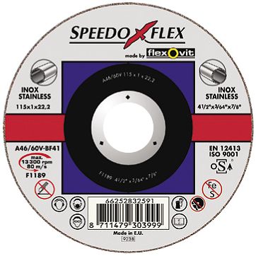 Speedoflex  A 46/60 V-bf41 INOX vágókorongok